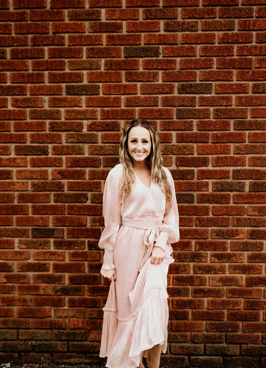 Champagne Toast Maxi Dress