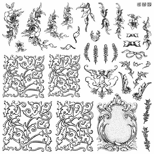 Alphabellies decor stamps