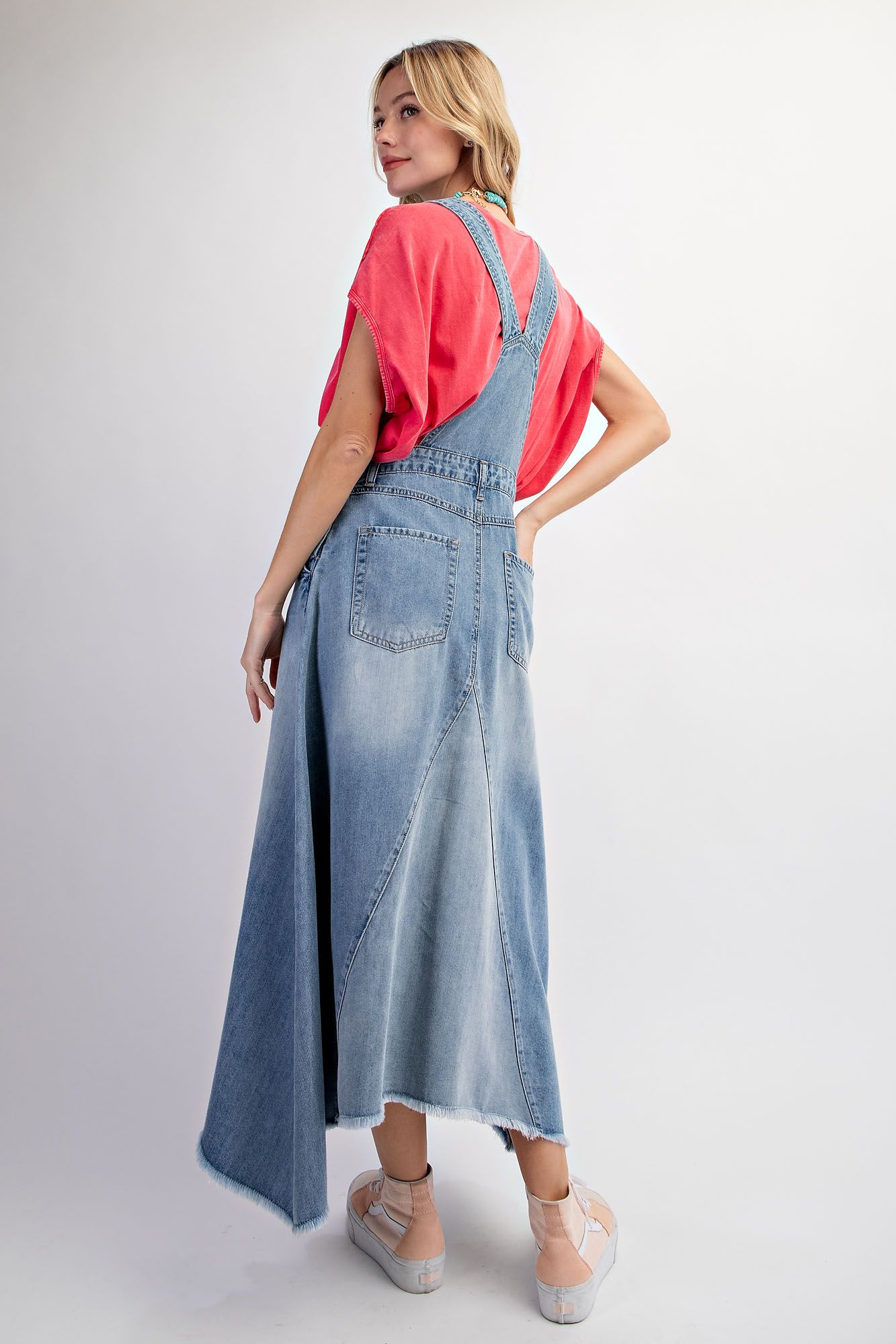 Farmgirl Flair Overall Denim Dress