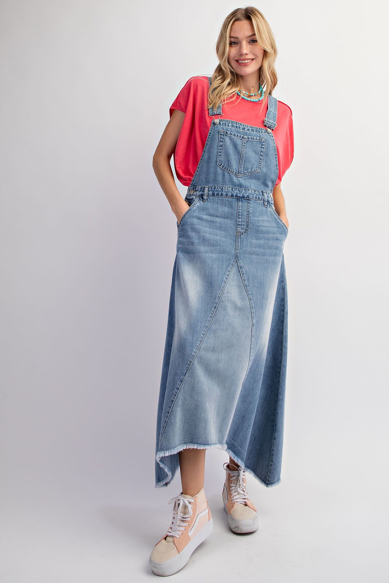 Farmgirl Flair Overall Denim Dress