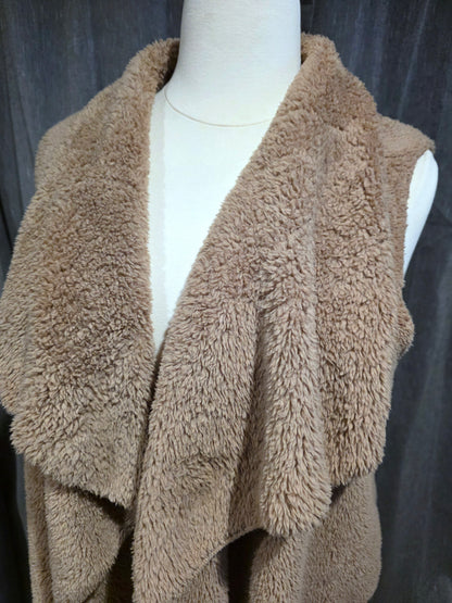 JR-Oddi Oversized Faux Sherpa Vest  | 2X