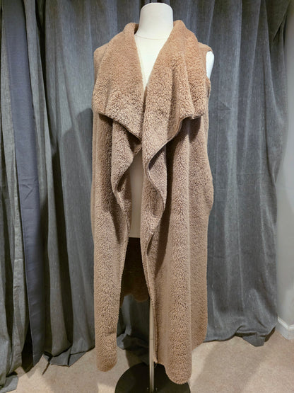 JR-Oddi Oversized Faux Sherpa Vest  | 2X