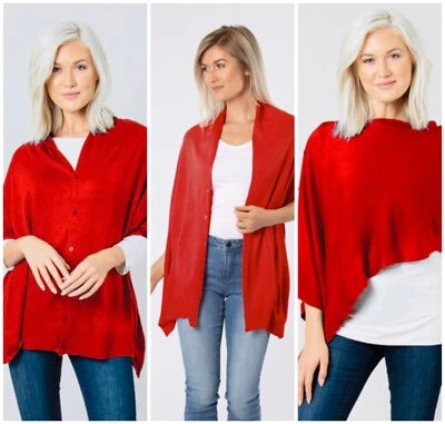 JR-Red Simply Noelle Wrap | OS