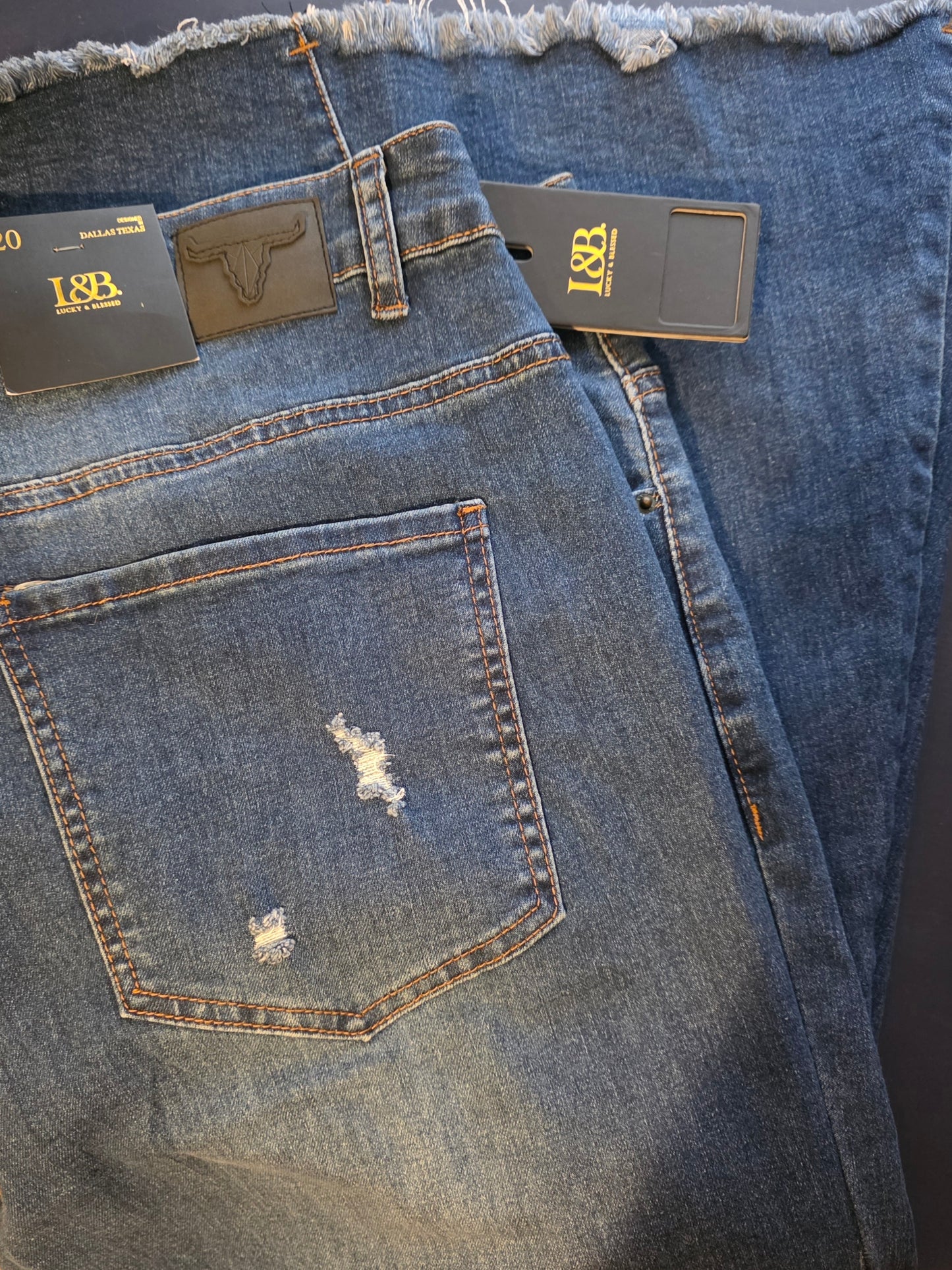 JR-Lucky & Blessed Mid Wash Flare | 20