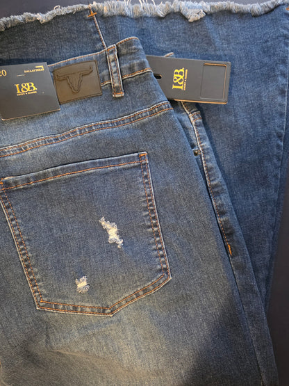 JR-Lucky & Blessed Mid Wash Flare | 20