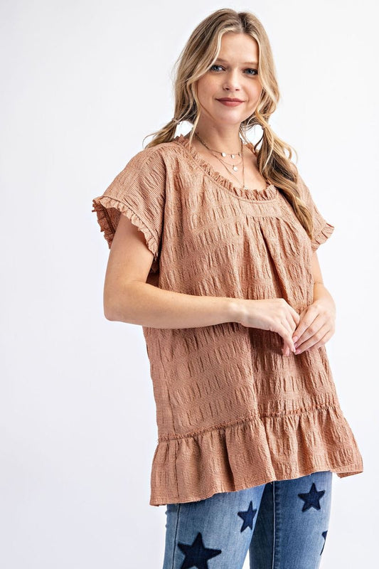 Rustic Chic Oversized Tunic
