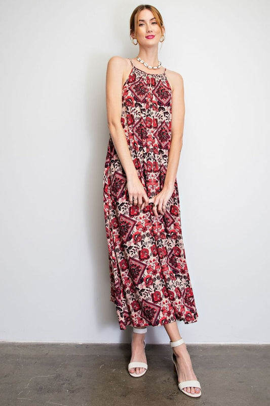 Summer Blossoms Maxi Dress