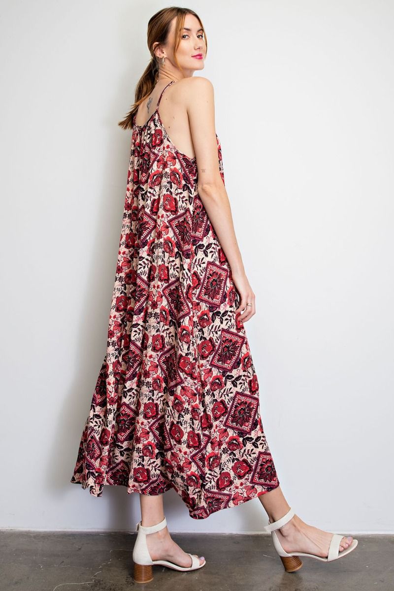 Summer Blossoms Maxi Dress