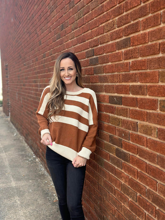 All The Time Striped Sweater