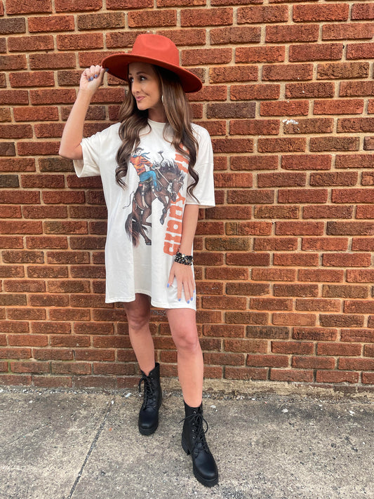Giddy-Up T-Shirt Dress