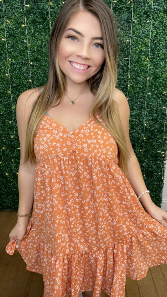 Endless Summer Dress- Orange