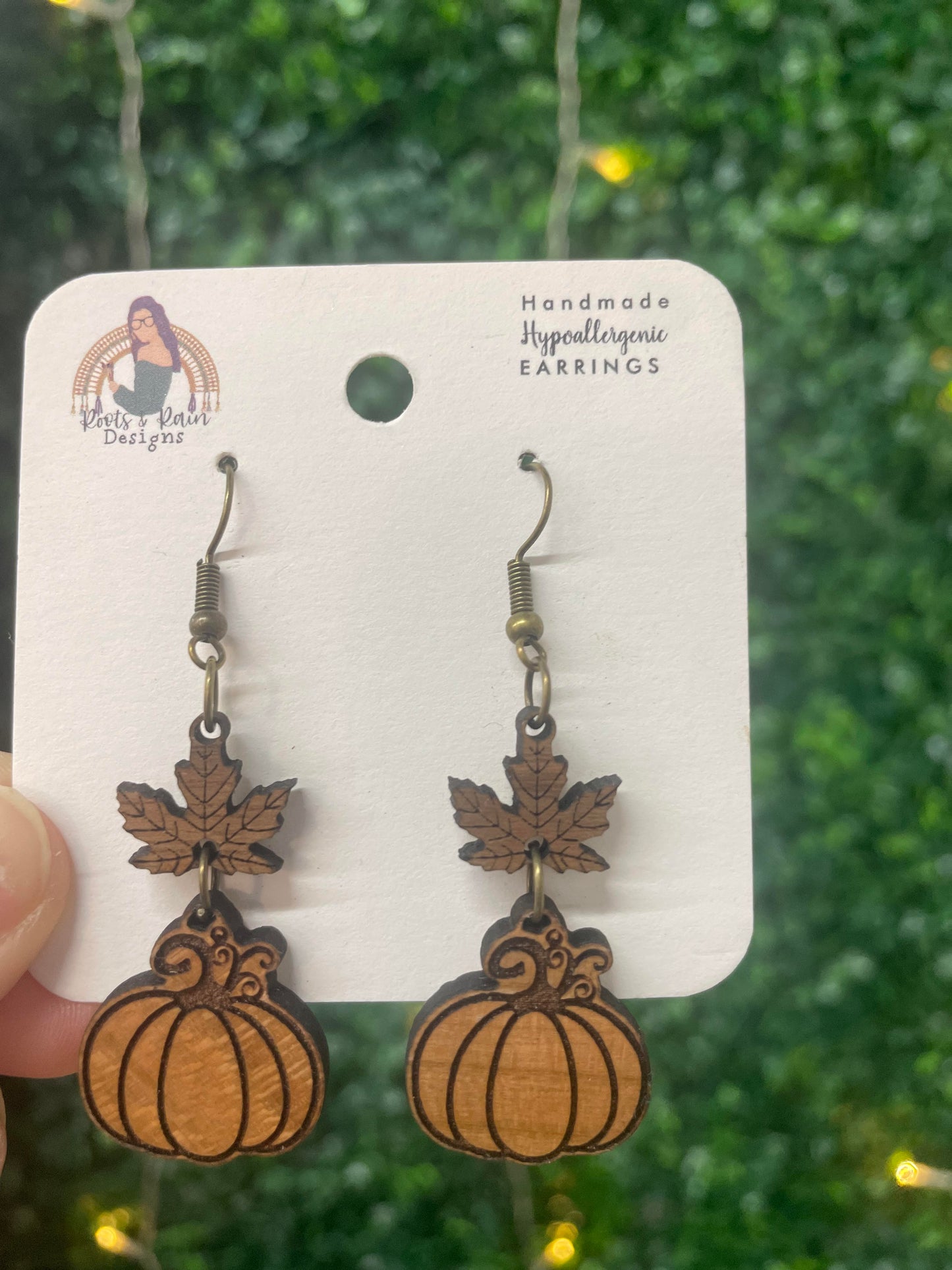 Pumpkin Dangle Earrings