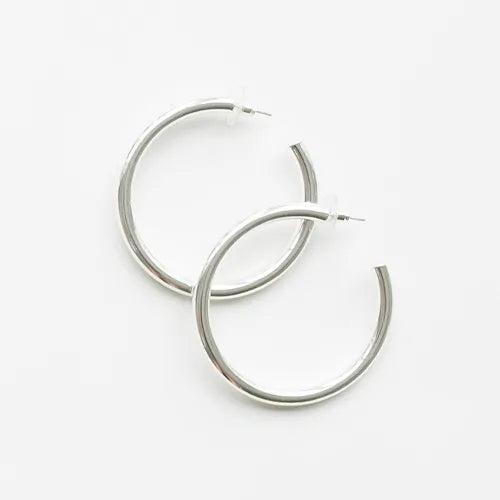 Estonia Shiny Silver Earrings