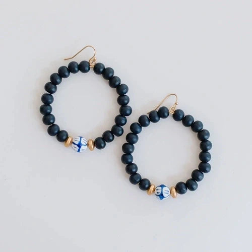 Earrings Hannah Navy