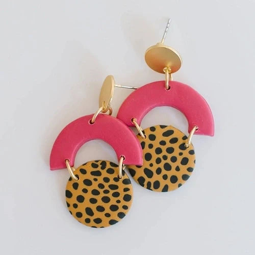 Earrings Rainey Fierce and Fine Berry