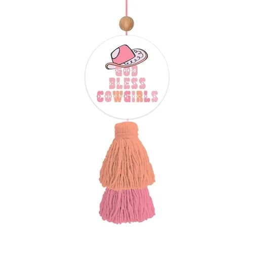 Air Freshener God Bless Cowgirls