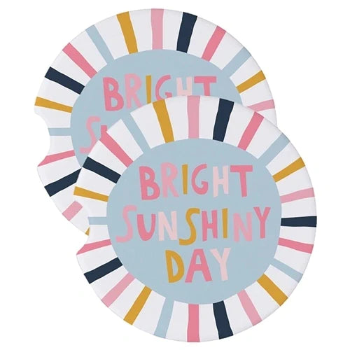 Car Coasters Bright Sunshiny Day