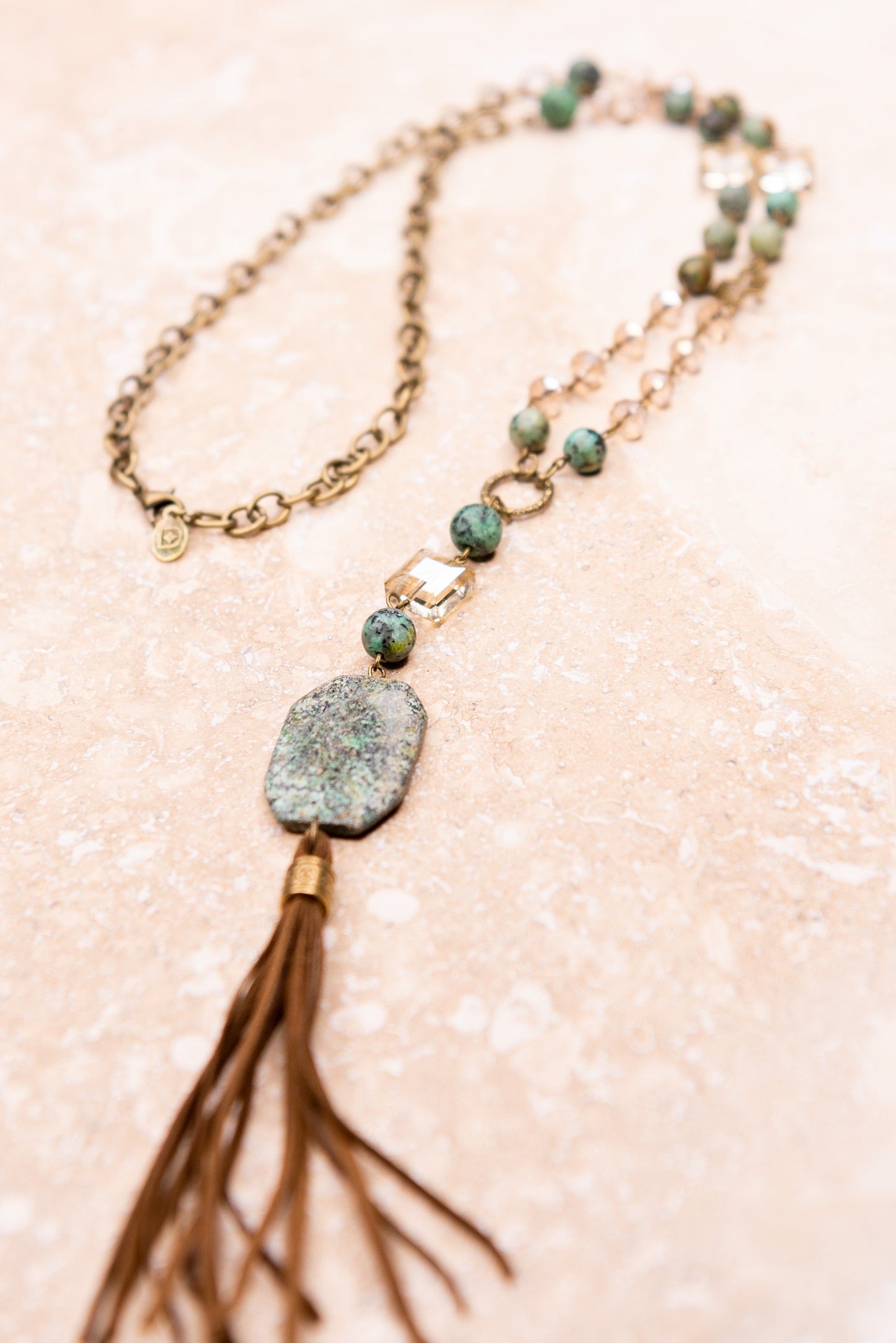 Faith Necklace African Turquoise