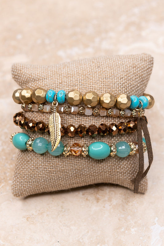 Carmen Bracelet Set Turquoise