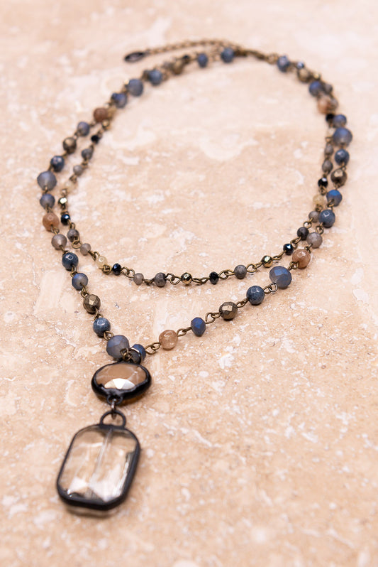 Micah Necklace Denim