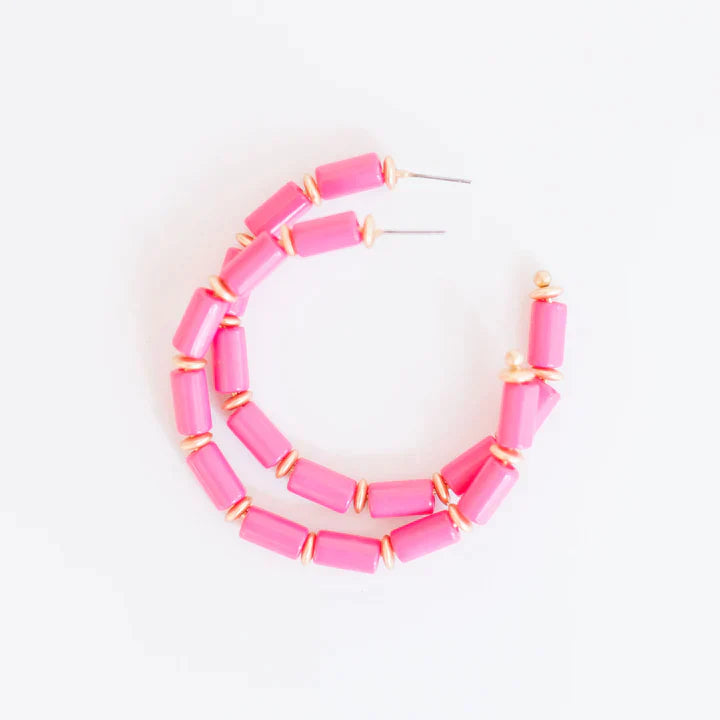 Cara Earrings- Pink