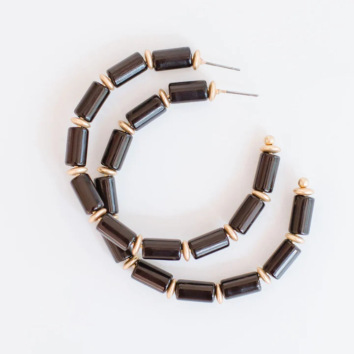 Cara Earrings- Black