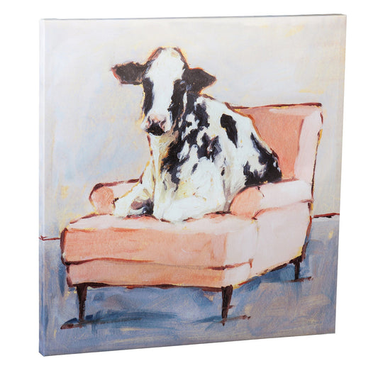 "Moo-ving In" Canvas 24"x24"