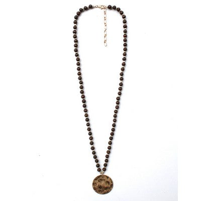 Bruce Black Necklace