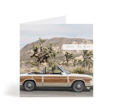 Joshua Tree Car - 6X6 Card