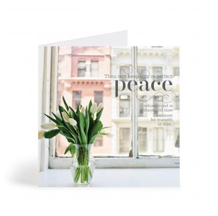 Perfect Peace - 6X6 Card