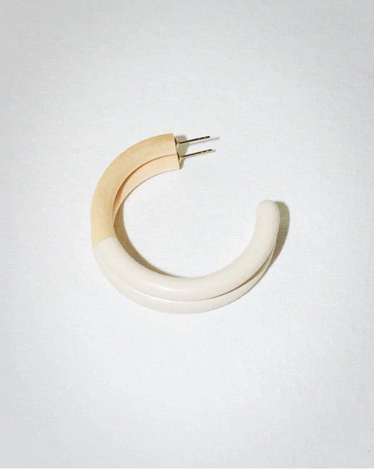 Denver Dip Earrings: Small Hoop