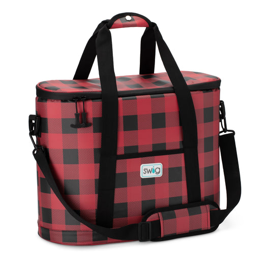 Buffalo Plaid Cooli Family Cooler