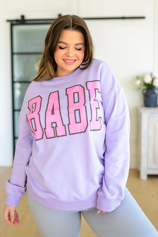 She's a Babe Sweater (LARGE)
