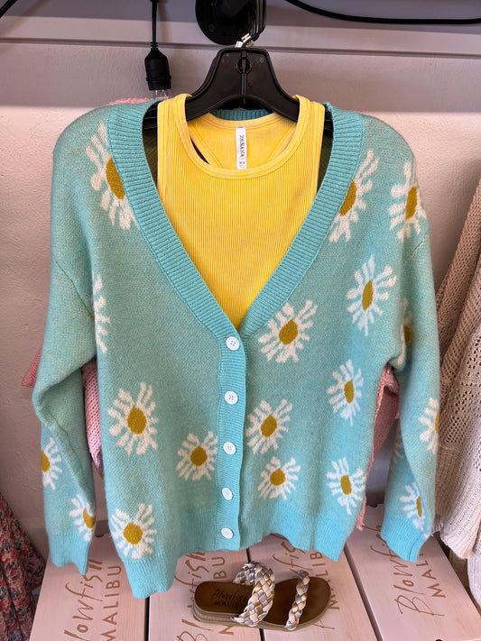 Daisy Dearest Floral cardigan