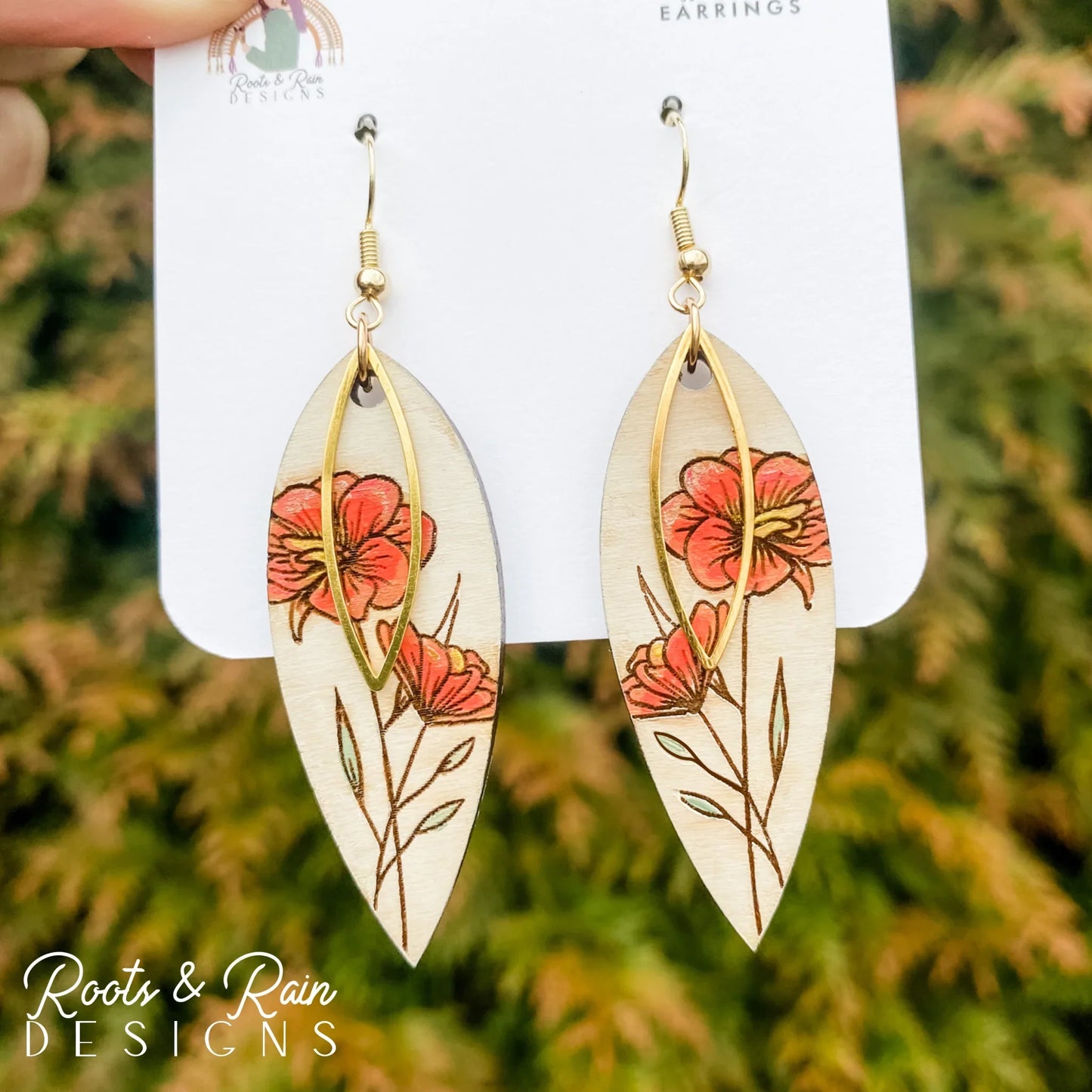 Hibiscus Earrings