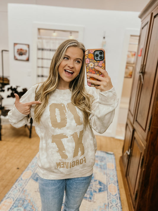 70 X 7 Forgiven Tie Dye Sweatshirt