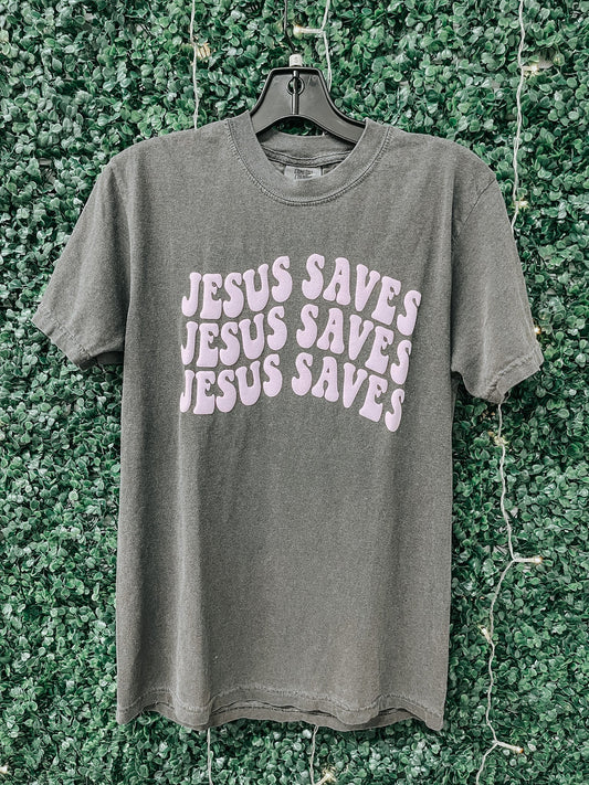 Jesus Saves Graphic Tee