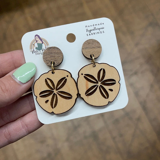 Sand Dollar Stud Earrings