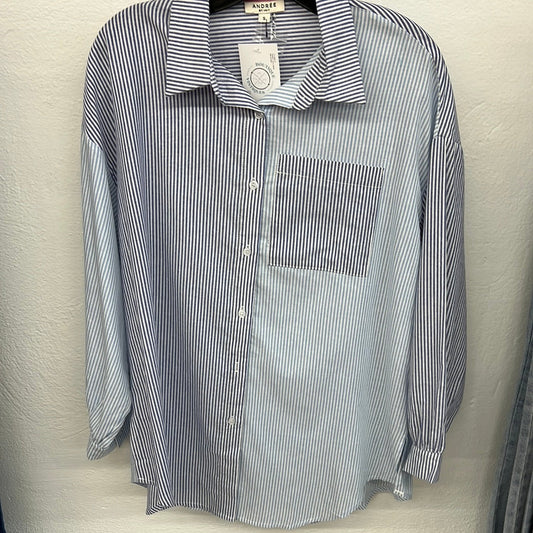 Yours or Mine Striped Button Down
