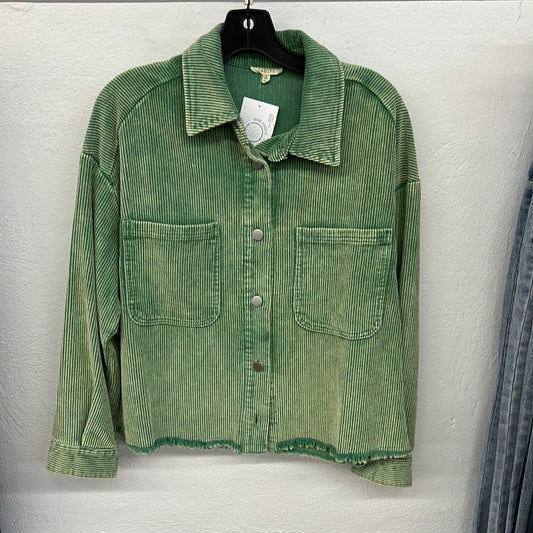 More Like You Corduroy Button Up Jacket