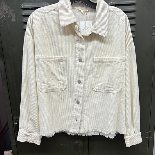 Invested in You Corduroy Shacket