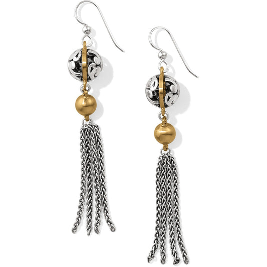 Elora Lux Tassel French Wire Earrings