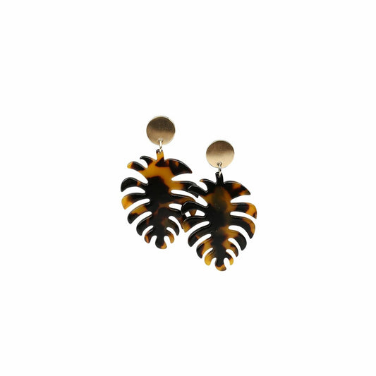 Earrings Palm Springs Dark Tortoise