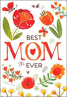 Front Best Mom Ever Card