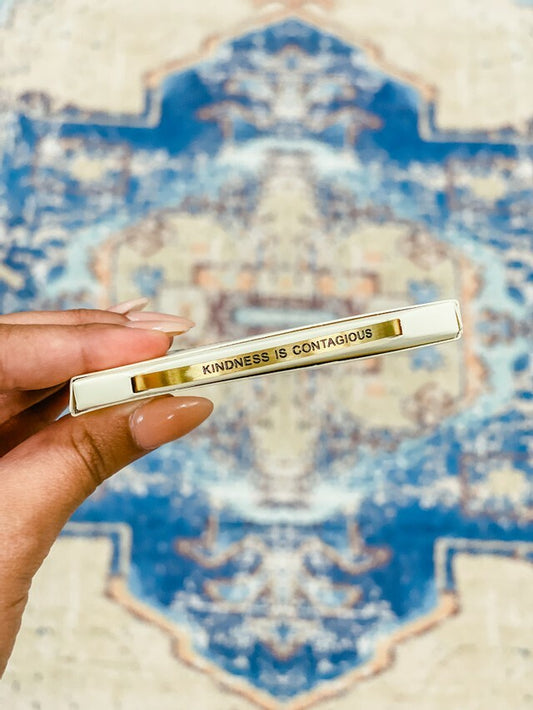 Kindness Is Contagious Gold Embracelet