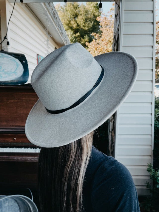 So Speechless Wide Brim Hat- Beige