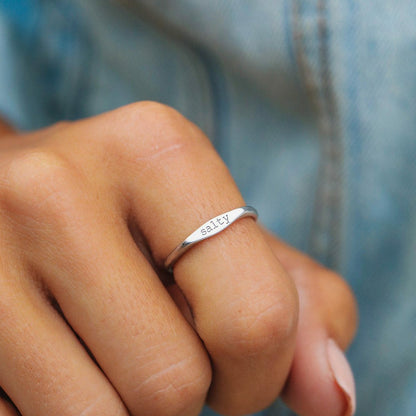 Salty Vibes Stacking Ring