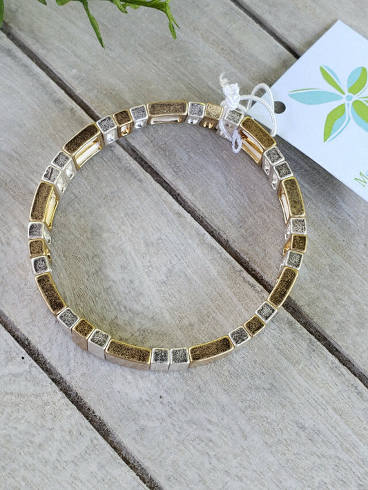 Bracelet: Lois Gold Silver