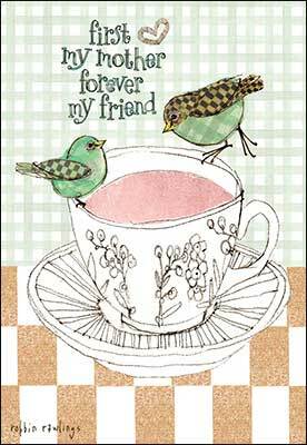 Front Mother's Day Birds Card