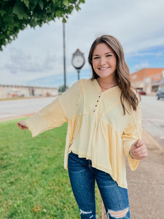 Lemonade Sipping Hoodie Top